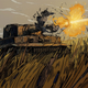 A Tiger tank firing